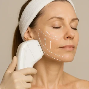 Woman having HI-FU to reduce wrinkles call LA LIPO West Hendon Now!