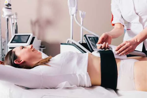 woman having body sculpting to help improve her body image and her mental health West Hendon
