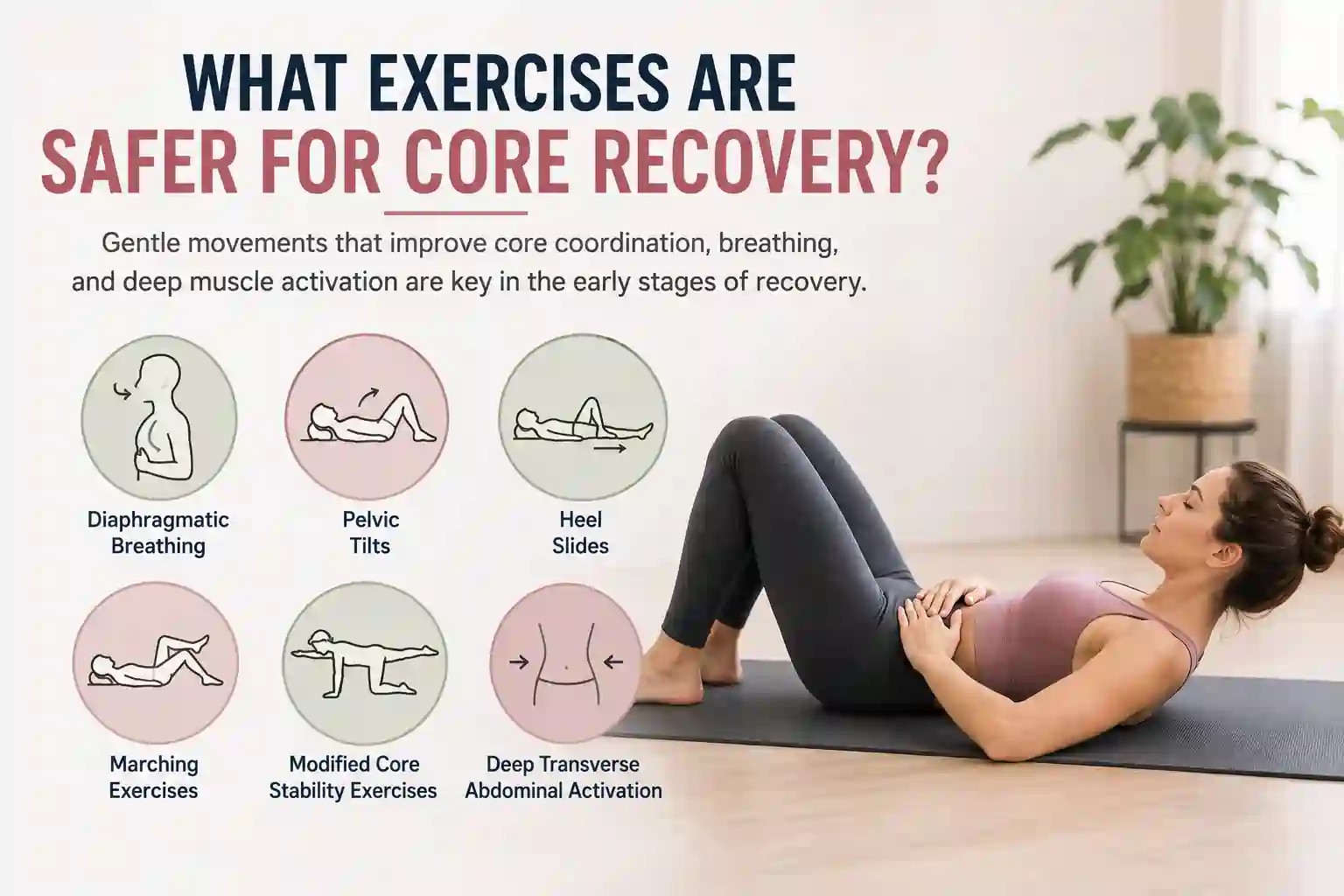Which exercises may help diastasis recti West Hendon?